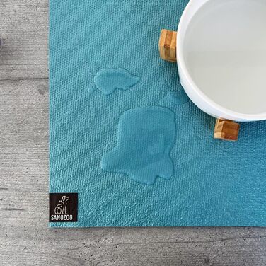 Підставка для миски SanoZoo для котів - екологічна, Made in Germany, 60x90 см, сіра