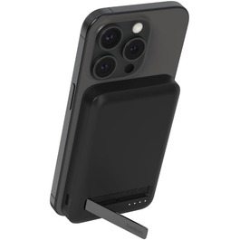 Belkin BoostCharge Pro Powerbank 5000mAh з Qi2 та MagSafe, чорний: портативний зарядний пристрій з інтегрованим підсвічуванням для iPhone 16, 15, 14, 13, 12