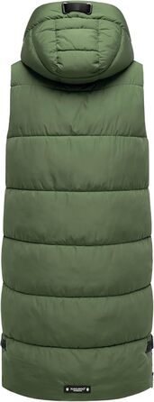 Жіноча степна жилетка Navahoo з капюшоном та коміром, тепла, для активного відпочинку, B942 (XS, Pine-Olive)