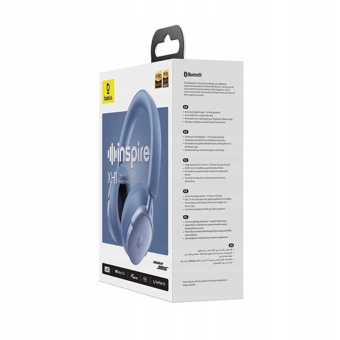 Бездротові навушники Baseus Inspire XH1 ANC LDAC Hi-Res 100h Dolby Bose
