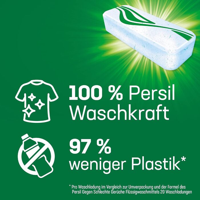 Капсули для прання Persil Power Bars Universal, універсальний засіб для прання, 45 завантажень, 1.33 кг