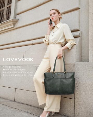 Сумка жіноча LOVEVOOK велика для ноутбука 15.6