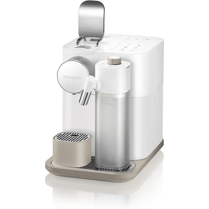 Nespresso De'Longhi EN640.W Gran Lattissima Coffee Capsule Machine with Automatic Milk System, 19 Bar Pressure, 1400W, White