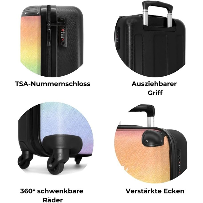 Дитячий валіза-тролей з іменем, 55x40x20см - валіза для ручної поклажі, валіза-тролей для хлопчиків, легкий валіза з принтом 