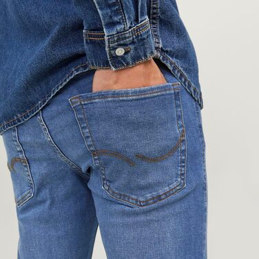 Джинси чоловічі JACK & JONES Jjiglenn Original Ge 006, сині, 28W 30L