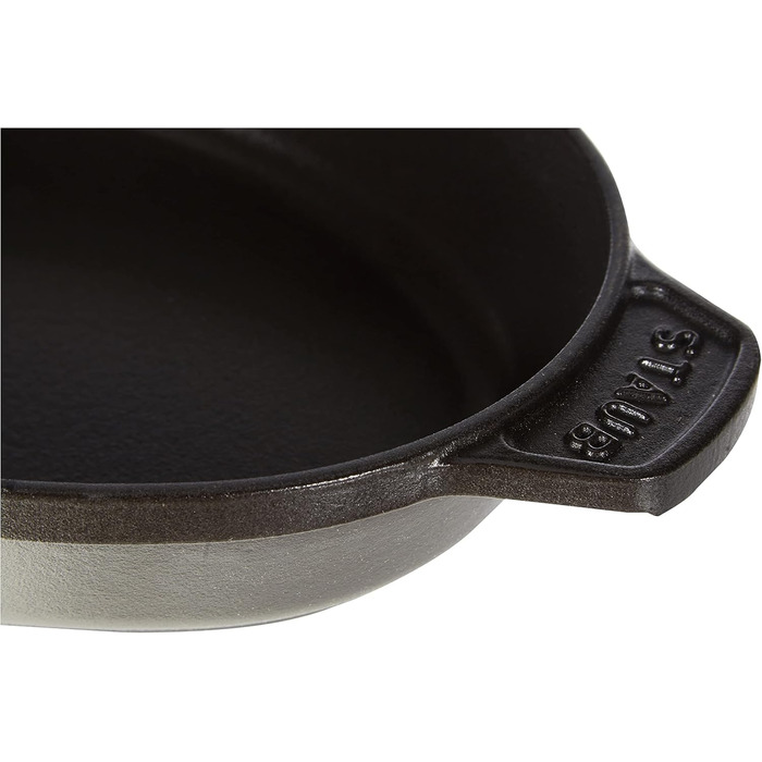 STAUB Овальна форма для запікання з кришкою, 23 см, 1 л, чавун, чорна, для всіх типів плит та духовки, індукція