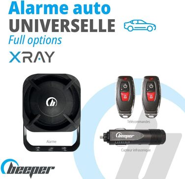 Універсальна автосигналізація BEEPER XR5-TX1 з дистанційним керуванням