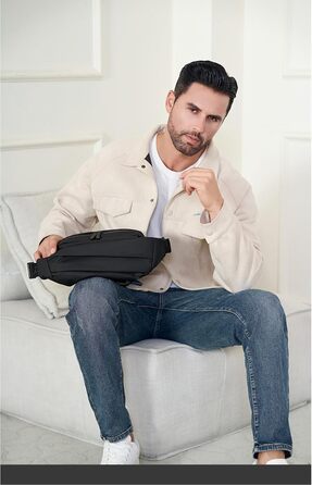 Чоловіча та жіноча поясна сумка Asher – водонепроникна, легка, кросбоді, унісекс, для спорту, подорожей, фестивалів