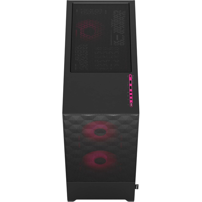 Корпус для ПК Fractal Design Pop Air RGB Magenta Core з темперованим склом, сітчаста передня панель, три RGB вентилятори 120 мм, ATX, Magenta Core