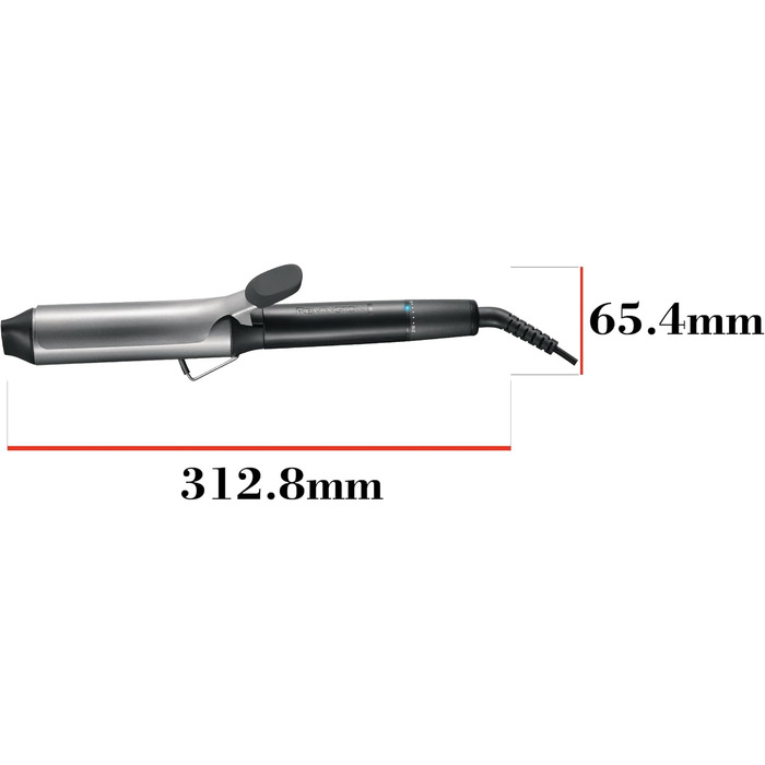 Плойка для волосся Remington Pro Big Curl CI5538: великі локони, 38 мм, захист, кераміка, турмалін, дисплей 210°C, чорна