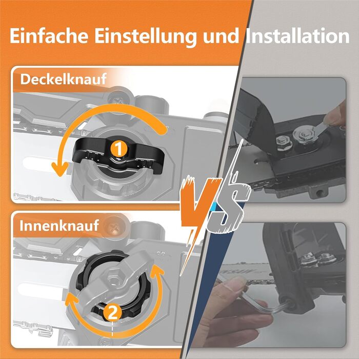 Акумуляторна міні-пила для саду та дерева 6 дюймів, 1000W безщітковий двигун, сумісна з Makita 18V, автоматичний змащувач, для обрізки гілок та дерева (1*2000mAh)