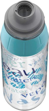 alfi Tritan Water Bottle, BPA-Free, 700ml, tritanBottle Coral, Leak-Proof, Carbonated Drink Safe, Dishwasher Safe, 5495.110.070 Bottle for Togo, School, Sports, Hiking, Leisure (Water Blue)