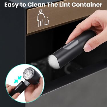 Електричний видалення ворсу Kssvzz: бездротовий зрізувач ворсу для одягу, 3 швидкості, LED-дисплей, USB-зарядка, 2 змінні леза
