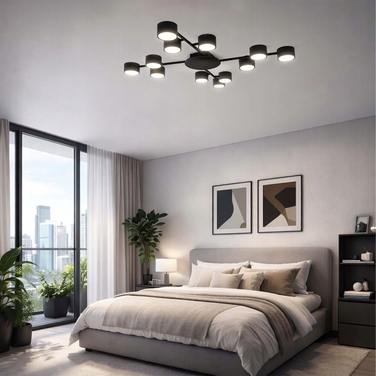 Підвісна стельова LED-лампа LEDLUX на 12 точок світла (патрони GX53)