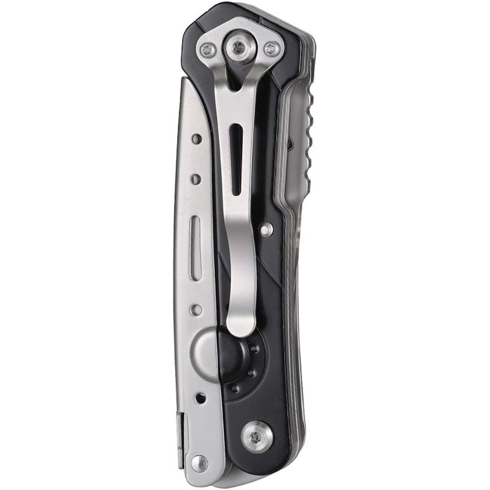 ROXON Pocket Knife and Scissors 2-in-1 EDC Multi Tool with Belt Clip, Perfect for Household Tasks, Hunting, Survival, Fishing, Hiking, Camping