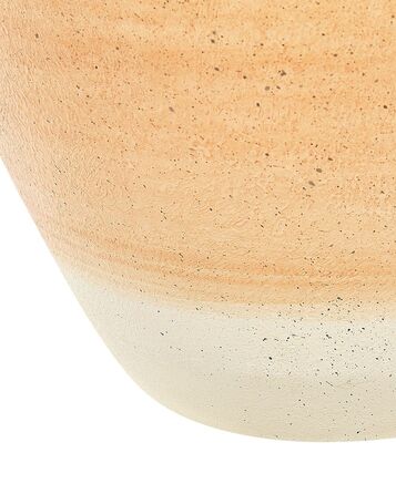 Декоративна керамічна ваза SKIONE, 34 см, світло-коричнева