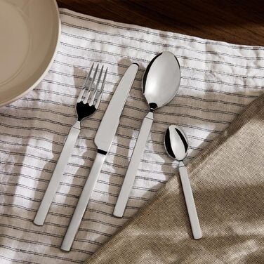 Alessi 4180S24 24-Piece Stainless Steel Silver Flatware Set