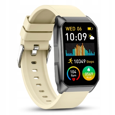 Смарт-годинник JG Smart T69, бежевий