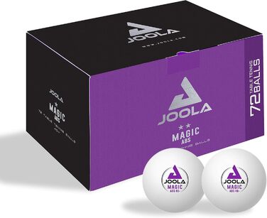 JOOLA Magic Abs 40+ Table Tennis Balls - Unisex Adult White