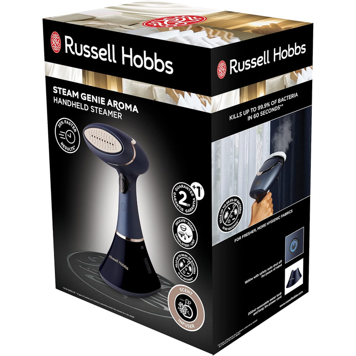 Відпарювач Russell Hobbs VacuSteam™ 28551-56: відпарювач з технологією VacuSteam, 1800W, керамічна підошва, для всіх тканин