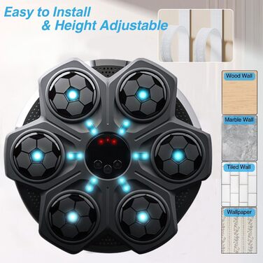 Музична боксерська машина Sunshine Smile - Liteboxer, Bluetooth, регулювання швидкості, настінна установка