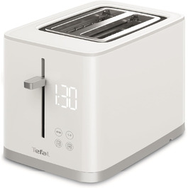 Тостер Tefal TT6931 Sense білий, 7 режимів підсмажування, цифровий дисплей, відлік часу, підігрів та розморожування, лоток для крихт, кнопка стоп