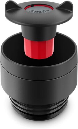 Термокружка Emsa N20202 Travel Mug Classic, 0.36 л, нержавіюча сталь, 4 год гаряче/8 год холодне, герметична, для подорожей