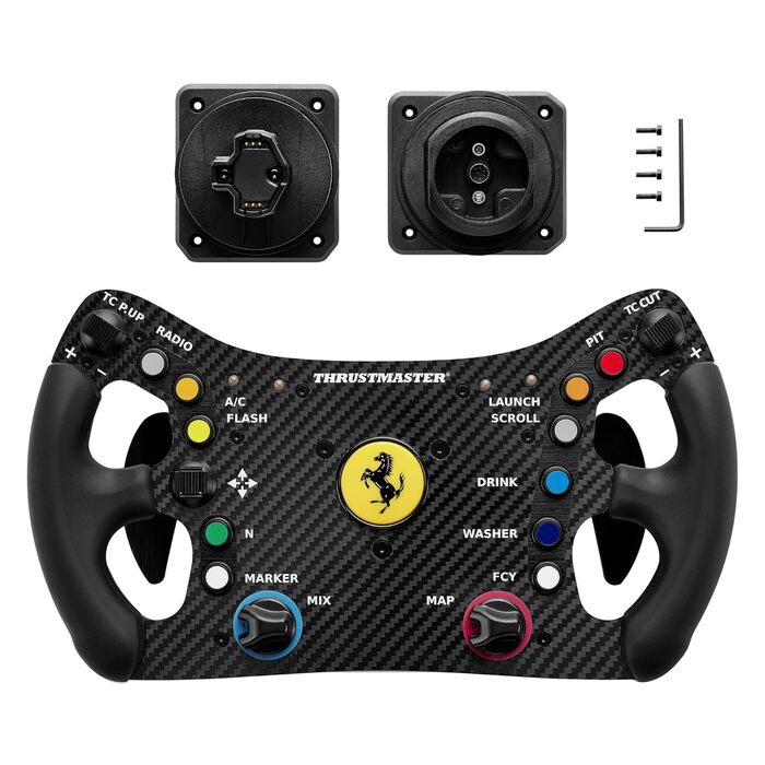 Кермо Thrustmaster Ferrari 488 GT3 - офіційно ліцензоване, для PC, PS5, PS4, Xbox Series X|S, Xbox One