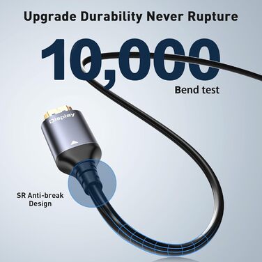 HDMI кабель оптичний 8K 15м, HDMI 2.1, 48Gbps, Ultra High Speed, CL3, AOC, 8K@60Hz, 4K@120Hz/144Hz, Dynamic HDR, eARC, Dolby HDCP2.2, сумісний з PS5, Xbox Series X, PC, TV