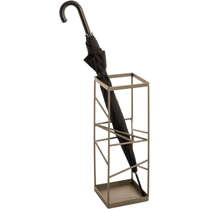 Підставка для парасольки HAKU Möbel, металева, 17x49x17 см, сучасний стиль (зелена)