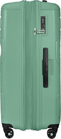 American Tourister Sunside Spinner Luggage, 55 cm, 35 Liter, Black (Spinner L expandable (77 cm - 106/118 L), Green (Mineral Green))