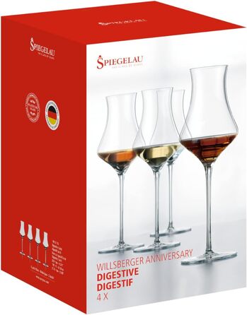Набір келихів Spiegelau Bordeaux Willsberger Anniversary, 4 шт., 635 мл, кришталеве скло