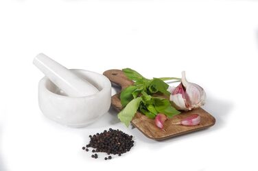 Набір для кави Stößel & Mörtel: класична форма, білий мармур