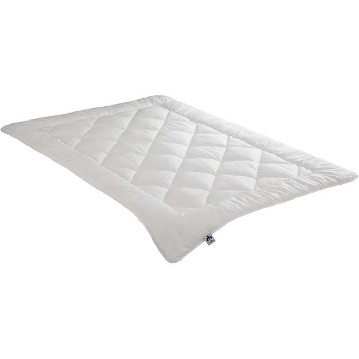 Irisette Merino 4-Season Duvet – Made in Germany - Wool duvet made from Merino wool, 155 x 220 cm, Öko-Tex certified 155 x 220 cm 4-Season Duvet
