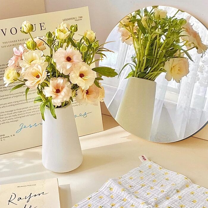 8 круглих дзеркал для декору столу: акрилові, для свічок, 30см та 20см