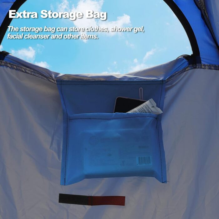 CLIPOP Portable Pop-Up Privacy Tent - Outdoor Shower & Changing Tent with UV Protection - Beach, Camping, Fishing