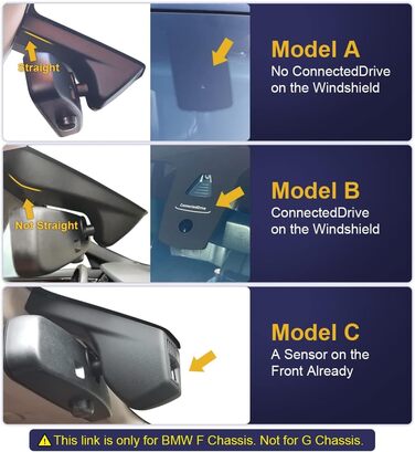 Відеореєстратор Fitcamx 4K+1080P для BMW (F-шасі) з WiFi, передній та задній, 128GB карта пам'яті