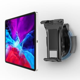 Універсальний настінний тримач для планшета та смартфона Padwa Lifestyle, поворотний на 360° з місцем для зарядки, для кухні, ванної та спальні (4,7
