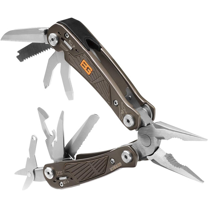 Gerber Bear Grylls Multi-Tool with Nylon Sheath, 12 Functions, Ultimate Multi-Tool, 31-000749