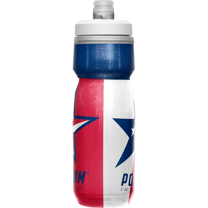 Camelbak Podium Ice Sport Water Bottle, Squeeze Bottle, for Running, Cycling, Hiking (Texas, 621 ml)