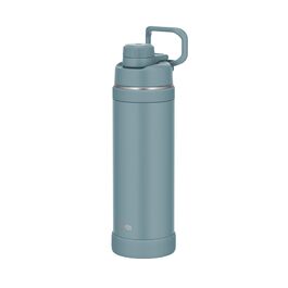 Термос Thermos Ultralight Max 1.0 л зі сталі, світло-блакитний (Tourmaline Mat) — легка вакуумна пляшка для спорту та подорожей, зберігає тепло 12г та холод 24г