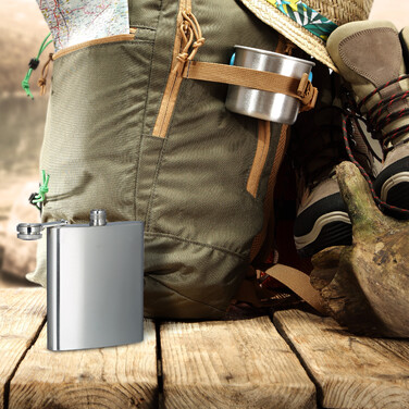 Relaxdays Flask Set of 6, 200ml