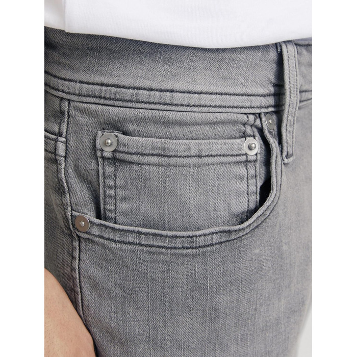 Джинси чоловічі JACK & JONES JJIMIKE Original Tapered Fit сірі (36W/32L)