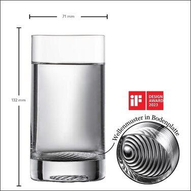 Виноградний келих Zwiesel Glas Allround Echo (набір 4 шт.), сучасний дизайн, Tritan-кристал, Made in Germany