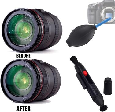 Набір для чищення фотоапарата: стік, мікрофібра, пляшечка, для DSLR, смартфона, ПК