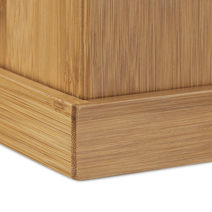 Relaxdays Bamboo Bathroom Accessories Set