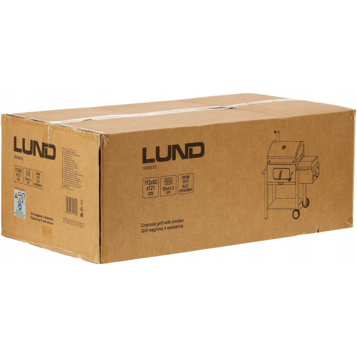 Вугільний гриль Lund 55 x 41,5 см