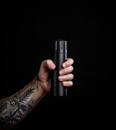 MANNITCHEN Pepper Cannon Pepper Grinder - Professional, high-performance, grinds 10 times more pepper, perfect for steaks, barbecues, and more