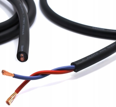 Акустичний кабель Klotz LY240 2x4мм², мідь OFC, 2м, з роз'ємами 