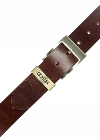 Чоловічий шкіряний ремінь OCHNIK коричневий, PASMS-0127-1I(W26), 100 см
